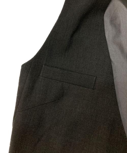 SOEJU（ソージュ）SOEJU (ソージュ) ウールライクロングジレ ブラック サイズ:Freeの古着・服飾アイテム