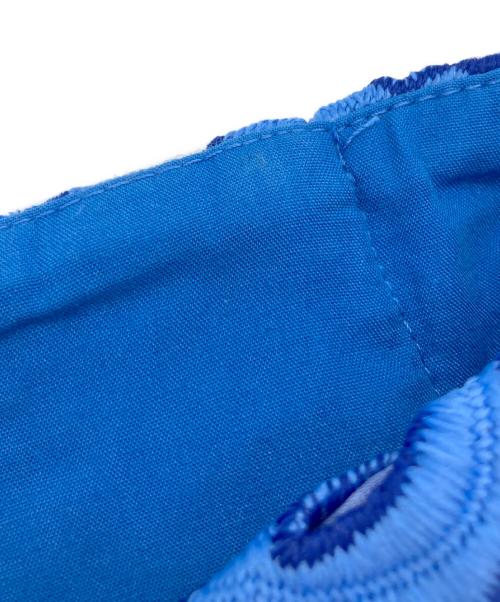 Mystrada（マイストラーダ）Mystrada (マイストラーダ) 大柄レースタイトスカート ブルー サイズ:34の古着・服飾アイテム