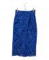 Mystrada (マイストラーダ) 大柄レースタイトスカート ブルー サイズ:34：2980円