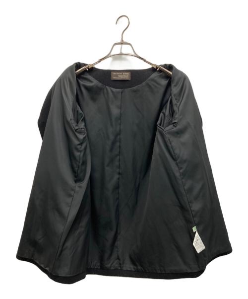 URBAN RESEARCH DOORS（アーバンリサーチドアーズ）URBAN RESEARCH DOORS (アーバンリサーチドアーズ) スタンドカラーミドルコート ブラック サイズ:Mの古着・服飾アイテム