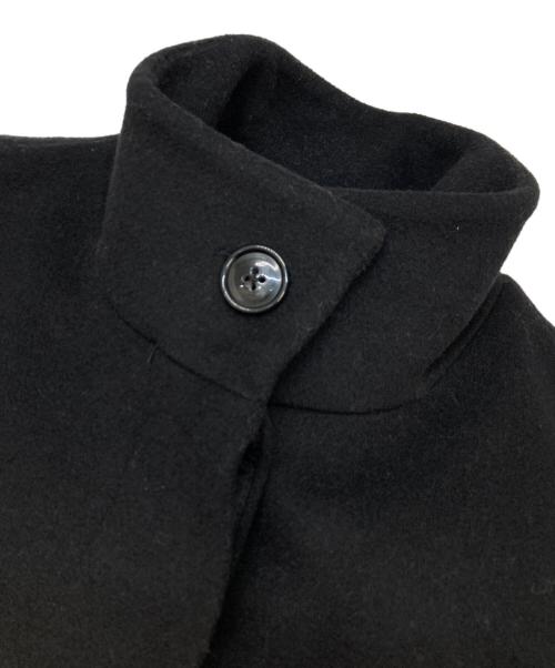 URBAN RESEARCH DOORS（アーバンリサーチドアーズ）URBAN RESEARCH DOORS (アーバンリサーチドアーズ) スタンドカラーミドルコート ブラック サイズ:Mの古着・服飾アイテム