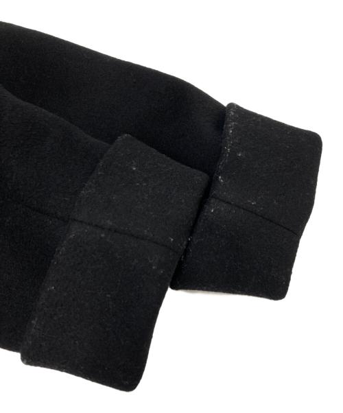 URBAN RESEARCH DOORS（アーバンリサーチドアーズ）URBAN RESEARCH DOORS (アーバンリサーチドアーズ) スタンドカラーミドルコート ブラック サイズ:Mの古着・服飾アイテム