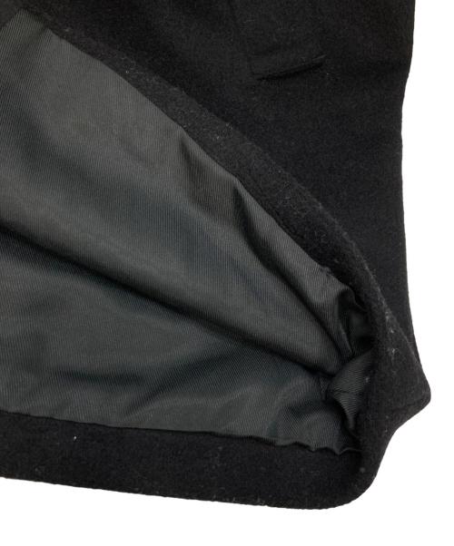 URBAN RESEARCH DOORS（アーバンリサーチドアーズ）URBAN RESEARCH DOORS (アーバンリサーチドアーズ) スタンドカラーミドルコート ブラック サイズ:Mの古着・服飾アイテム