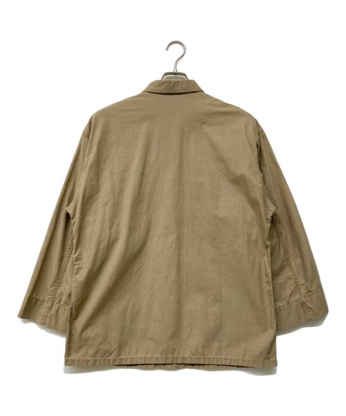 Spick and Span（スピック＆スパン）Spick and Span (スピックアンドスパン) リップストップアーミーシャツブルゾン ブラウン サイズ:38の古着・服飾アイテム