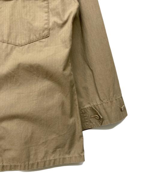 Spick and Span（スピック＆スパン）Spick and Span (スピックアンドスパン) リップストップアーミーシャツブルゾン ブラウン サイズ:38の古着・服飾アイテム