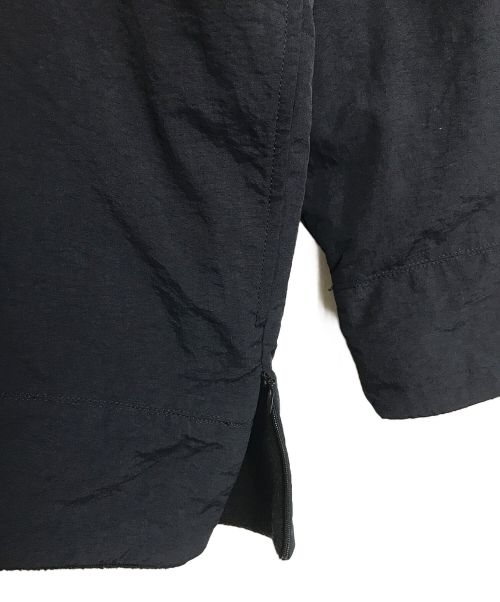 BLACK by moussy（ブラックバイマウジー）BLACK by moussy (ブラックバイマウジー) nylon taffeta tops ナイロンパーカー ブラック サイズ:2の古着・服飾アイテム