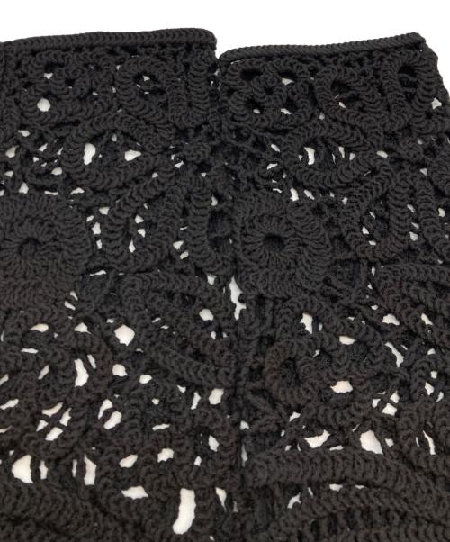 BEAUTY&YOUTH（ビューティーアンドユース）BEAUTY&YOUTH (ビューティーアンドユース) 24SS コットンナイロン エンブロイダリー カーディガン ブラック サイズ:FREEの古着・服飾アイテム