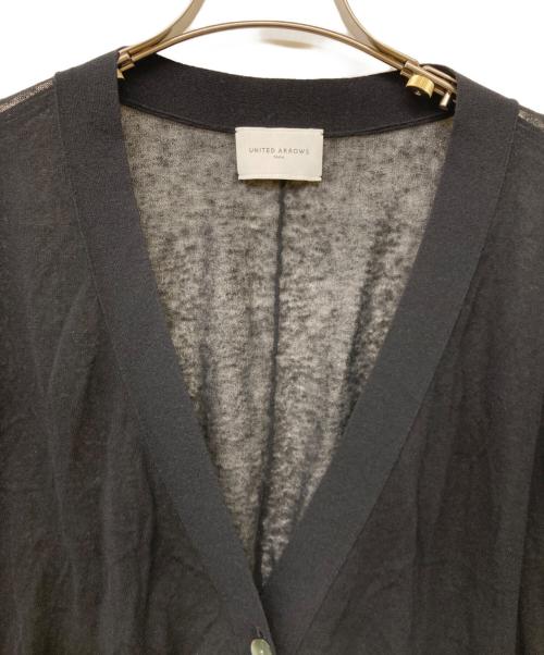 UNITED ARROWS TOKYO（ユナイテッドアローズトウキョウ）UNITED ARROWS TOKYO (ユナイテッドアローズトウキョウ) ドルマンスリーブカーディガン ブラック サイズ:Freeの古着・服飾アイテム