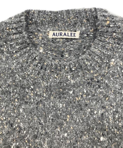 AURALEE（オーラリー）AURALEE (オーラリー) NEP CASHMERE KNIT P/O グレー サイズ:3の古着・服飾アイテム