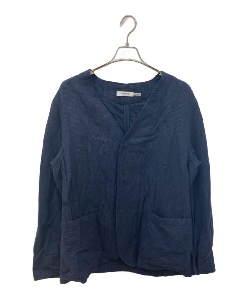 nonnative（ノンネイティブ）nonnative (ノンネイティブ) SOLDIER JACKET W/C TWILL HOUNDS TOOTH ネイビー サイズ:３の古着・服飾アイテム