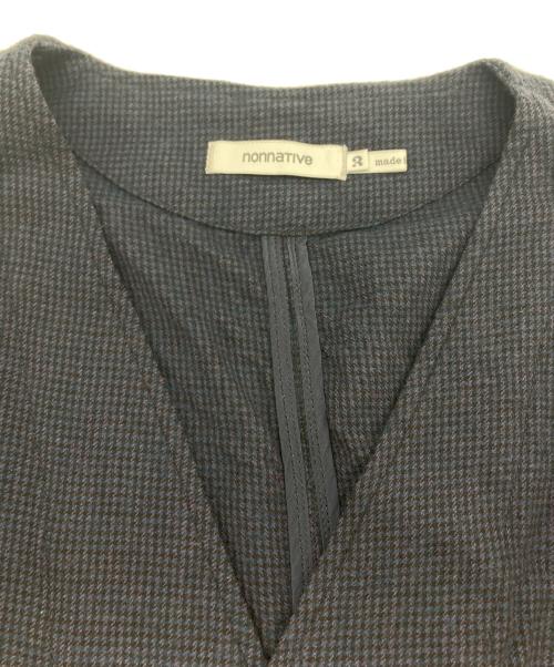 nonnative（ノンネイティブ）nonnative (ノンネイティブ) SOLDIER JACKET W/C TWILL HOUNDS TOOTH ネイビー サイズ:３の古着・服飾アイテム