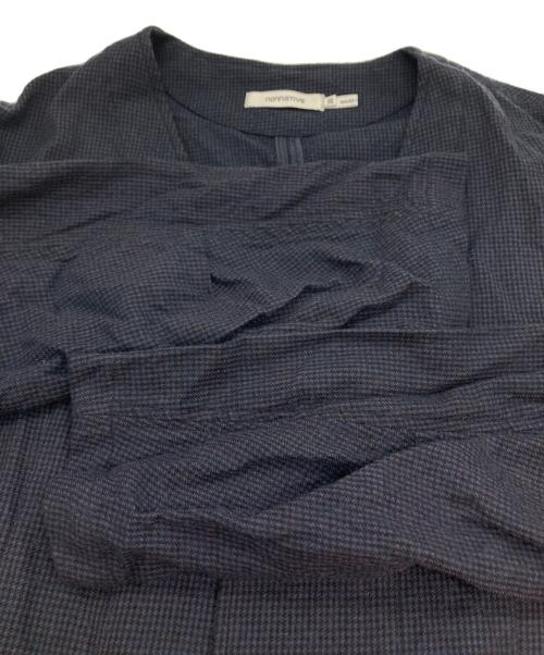 nonnative（ノンネイティブ）nonnative (ノンネイティブ) SOLDIER JACKET W/C TWILL HOUNDS TOOTH ネイビー サイズ:３の古着・服飾アイテム