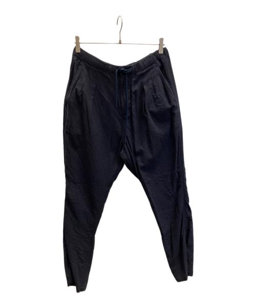 nonnative（ノンネイティブ）nonnative (ノンネイティブ) DWELLER EASY PANTS W/C TWILL HOUNDS TOOTH ネイビー サイズ:3の古着・服飾アイテム