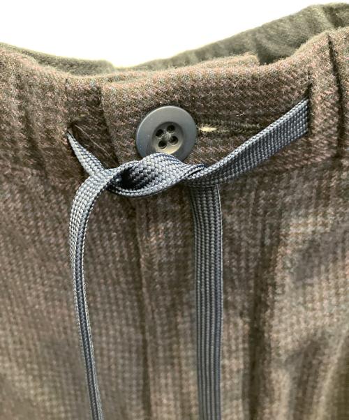 nonnative（ノンネイティブ）nonnative (ノンネイティブ) DWELLER EASY PANTS W/C TWILL HOUNDS TOOTH ネイビー サイズ:3の古着・服飾アイテム
