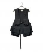mbエムビー）の古着「ユーティリティベスト」｜ブラック
