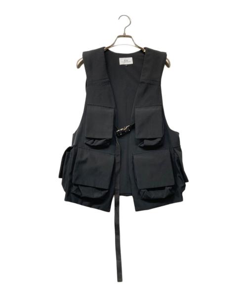 mb（エムビー）mb (エムビー) ユーティリティベスト ブラック サイズ:Freeの古着・服飾アイテム