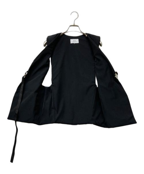mb（エムビー）mb (エムビー) ユーティリティベスト ブラック サイズ:Freeの古着・服飾アイテム