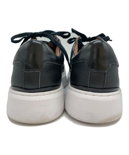 AOURE（アウール）AOURE (アウール) レースアップ カウレザー スニーカー ブラック サイズ:26.5の古着・服飾アイテム