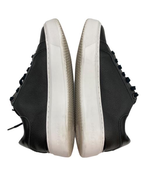 AOURE（アウール）AOURE (アウール) レースアップ カウレザー スニーカー ブラック サイズ:26.5の古着・服飾アイテム