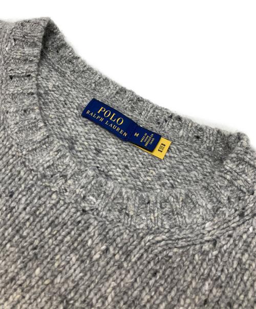 POLO RALPH LAUREN（ポロ・ラルフローレン）POLO RALPH LAUREN (ポロ・ラルフローレン) ロゴニット グレー サイズ:Mの古着・服飾アイテム