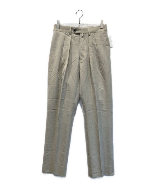 NEAT（ニート）NEAT (ニート) UNFINISHED WOOL HERRINGBONE STANDARD ベージュ サイズ:44の古着・服飾アイテム