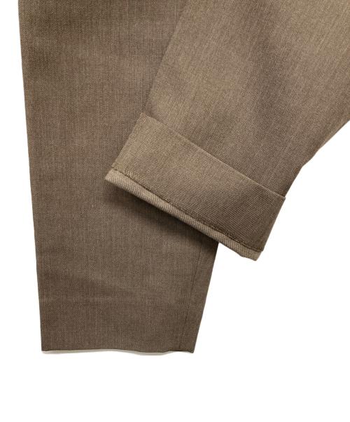 JOHN SMEDLEY（ジョンスメドレー）JOHN SMEDLEY (ジョンスメドレー) ウールテーパードイージーパンツ ブラウン サイズ:2(M)の古着・服飾アイテム