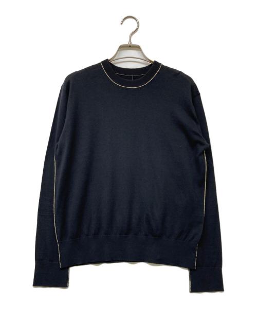 Gypsohila（ジプソフィア）Gypsohila (ジプソフィア) シルクコットンニット ブラック サイズ:Fの古着・服飾アイテム