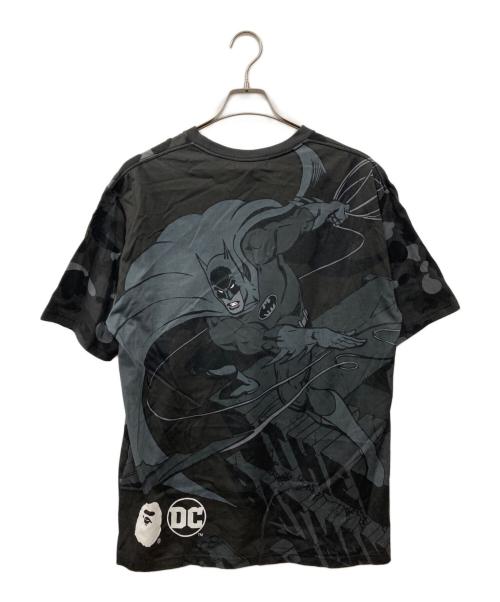 A BATHING APE（ア ベイシング エイプ）A BATHING APE (ア ベイシング エイプ) DC (ディーシー) バットマン カラーカモTシャツ ブラック サイズ:XLの古着・服飾アイテム