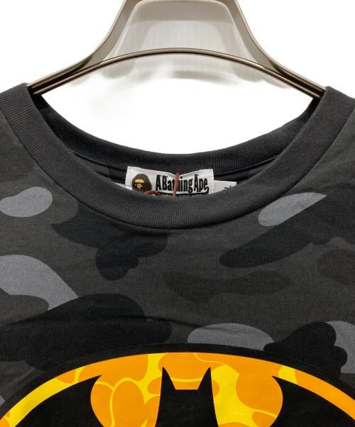 A BATHING APE（ア ベイシング エイプ）A BATHING APE (ア ベイシング エイプ) DC (ディーシー) バットマン カラーカモTシャツ ブラック サイズ:XLの古着・服飾アイテム