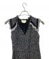 Kate Spade (ケイトスペード) 小花柄ノースリーブワンピース ブラック サイズ:SIZE XS：6000円
