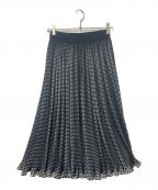 alice+oliviaアリスアンドオリビア）の古着「プリーツスカート」｜ブラック