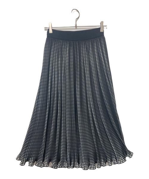 alice+olivia（アリスアンドオリビア）alice+olivia (アリスアンドオリビア) プリーツスカート ブラックの古着・服飾アイテム