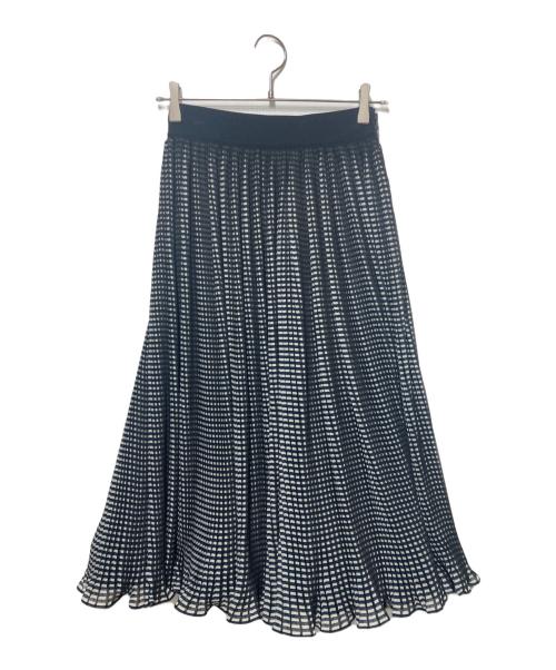 alice+olivia（アリスアンドオリビア）alice+olivia (アリスアンドオリビア) プリーツスカート ブラックの古着・服飾アイテム