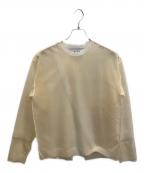 IRENEアイレネ）の古着「Transparent Knit Top」｜イエロー