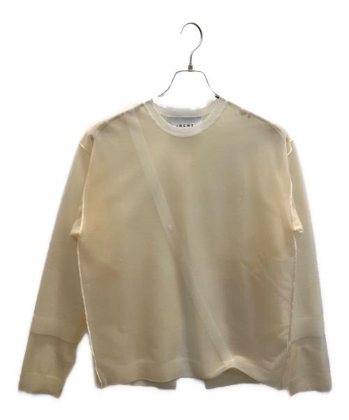 IRENE（アイレネ）IRENE (アイレネ) Transparent Knit Top イエロー サイズ:36の古着・服飾アイテム