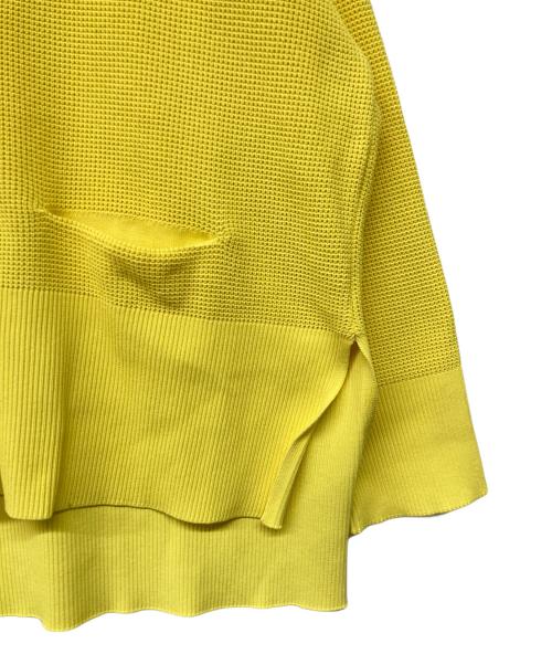 machatt（マチャット）machatt (マチャット) アモッサワッフルカーディガン イエロー サイズ:‐の古着・服飾アイテム