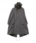 THE RERACSザ リラクス）の古着「ウールフーデッドコート」｜グレー
