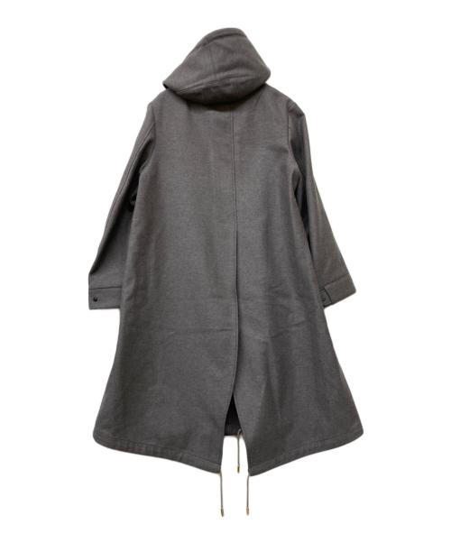 THE RERACS（ザ リラクス）THE RERACS (ザ リラクス) ウールフーデッドコート グレー サイズ:38の古着・服飾アイテム