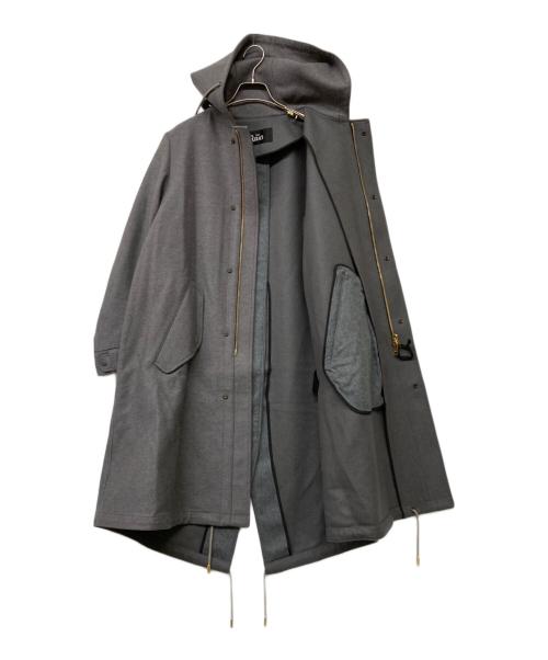 THE RERACS（ザ リラクス）THE RERACS (ザ リラクス) ウールフーデッドコート グレー サイズ:38の古着・服飾アイテム