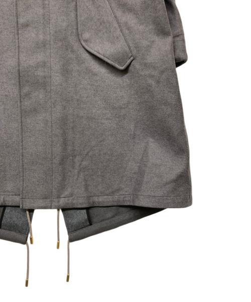 THE RERACS（ザ リラクス）THE RERACS (ザ リラクス) ウールフーデッドコート グレー サイズ:38の古着・服飾アイテム