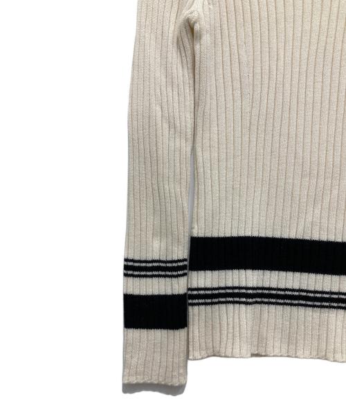DES PRES（デ プレ）DES PRES (デ プレ) ウールシルクリブハイネックプルオーバー アイボリー サイズ:Sの古着・服飾アイテム