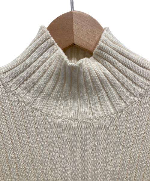 DES PRES（デ プレ）DES PRES (デ プレ) ウールシルクリブハイネックプルオーバー アイボリー サイズ:Sの古着・服飾アイテム