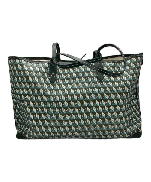 ANYA HINDMARCH（アニヤ・ハインドマーチ）ANYA HINDMARCH (アニヤハインドマーチ) I AM A PLASTIC BAG グリーンの古着・服飾アイテム