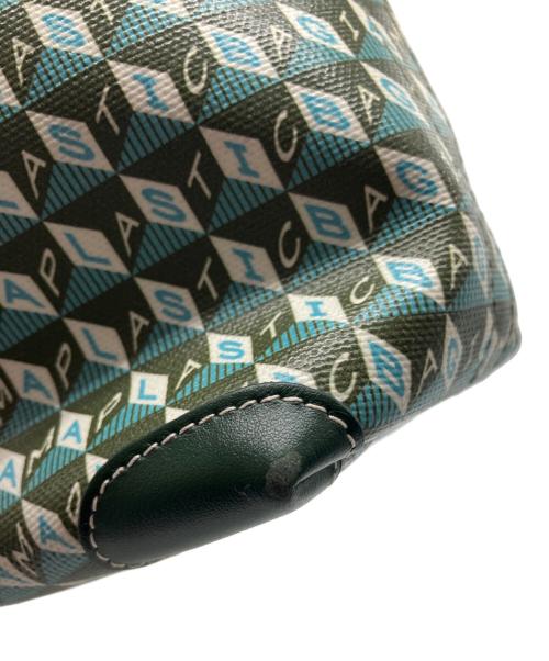 ANYA HINDMARCH（アニヤ・ハインドマーチ）ANYA HINDMARCH (アニヤハインドマーチ) I AM A PLASTIC BAG グリーンの古着・服飾アイテム