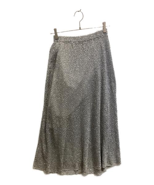 cepie.（セピエ）cepie. (セピエ) スパングルスカート シルバー サイズ:フリー 未使用品の古着・服飾アイテム