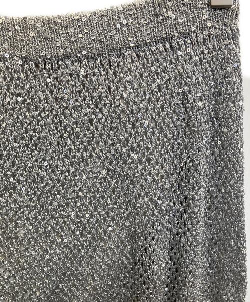 cepie.（セピエ）cepie. (セピエ) スパングルスカート シルバー サイズ:フリー 未使用品の古着・服飾アイテム