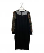LOKITHOロキト）の古着「刺繍ワンピース」｜ブラック