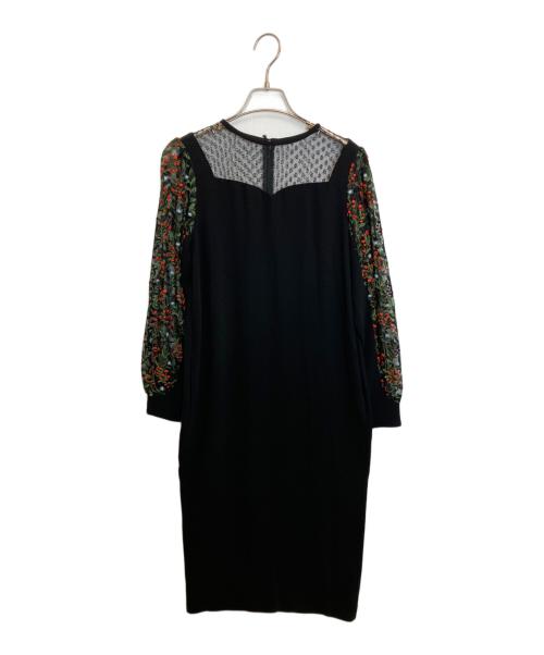 LOKITHO（ロキト）LOKITHO (ロキト) 刺繍ワンピース ブラック サイズ:1の古着・服飾アイテム
