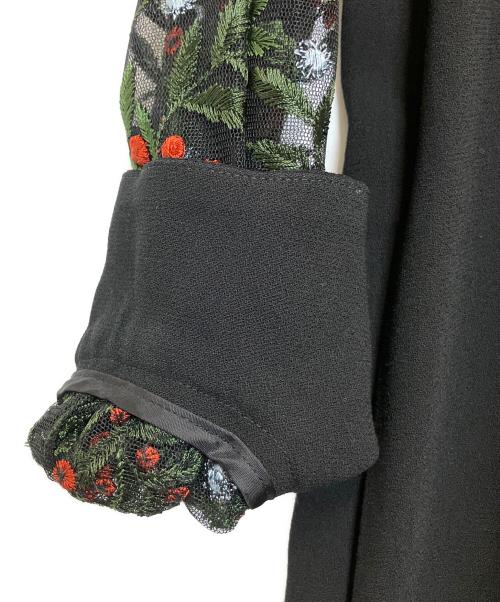 LOKITHO（ロキト）LOKITHO (ロキト) 刺繍ワンピース ブラック サイズ:1の古着・服飾アイテム