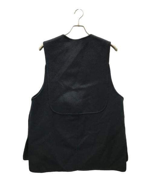 machatt（マチャット）machatt (マチャット) リバーウールベスト ブラック サイズ:FREEの古着・服飾アイテム